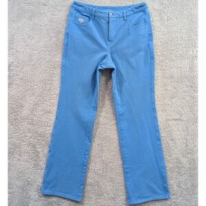 Dream Jeannes by Quacker Factory Jeans Women's Size 8 Blue Jeweled Rhinestone